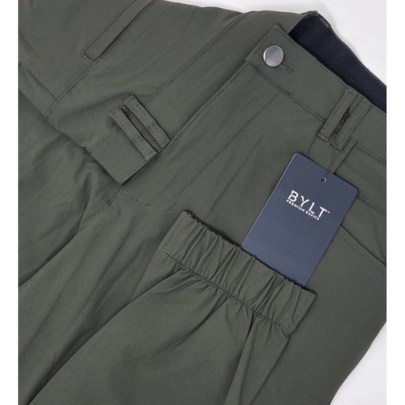 NEW‎ BYLT Ace Jogger Pants Mens 32 Green Performance Outdoor Stretch NWT